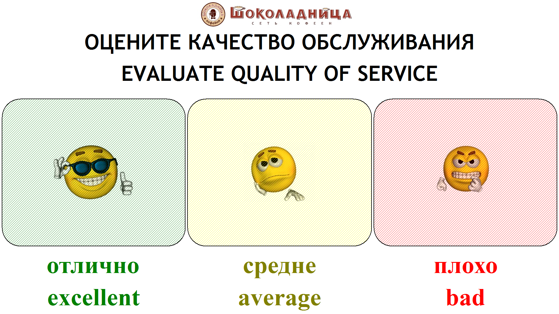 Скриншот RatingMonitor - программа оценки качества обслуживания